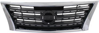 2013-2015 Nissan Sentra Grille, Chrome Shell.