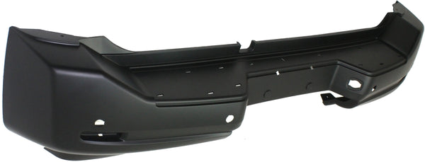2008-2015 Nissan Armada Rear Bumper Cover, Primed, With Sensor Hole.