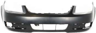 2007 Pontiac G5 Front Bumper Cover, Primed, w/o Fog Lamp Hole, Base Model.