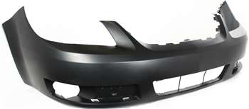 2007 Pontiac G5 Front Bumper Cover, Primed, w/o Fog Lamp Hole, Base.