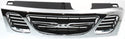 1999-2003 Saab 9-3 Grille, Chrome Shell/Black Insert.