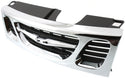 1999-2003 Saab 9-3 Grille, Chrome Shell/Black Insert.