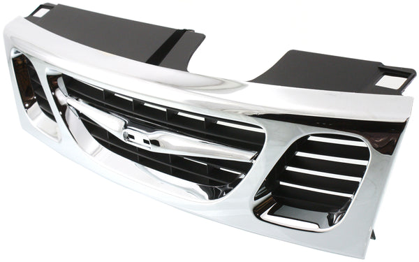 1999-2003 Saab 9-3 Grille, Chrome Shell/Black Insert.