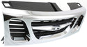1999-2003 Saab 9-3 Grille, Chrome Shell/Black Insert.