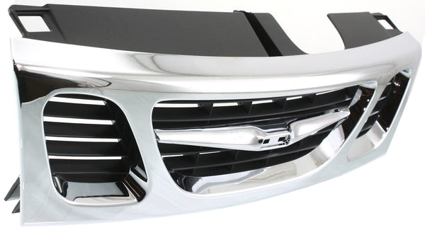 1999-2003 Saab 9-3 Grille, Chrome Shell/Black Insert.