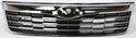 2009-2010 Subaru Forester Grille, Chrome Shell/Silver.