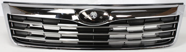 2009-2010 Subaru Forester Grille, Chrome Shell/Silver.