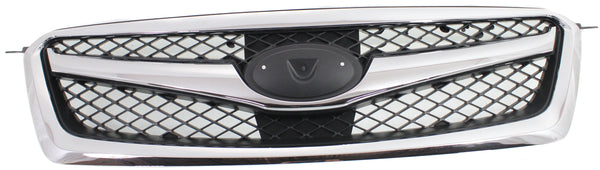 2010-2011 Subaru Legacy Grille, Chrome Shell/Black.