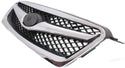 2010-2011 Subaru Legacy Grille, Chrome Shell/Black.