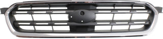 2005-2007 Subaru Outback Grille, Chrome Shell/Black.