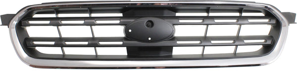 2005-2007 Subaru Outback Grille, Chrome Shell/Black.