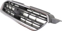 2005-2007 Subaru Outback Grille, Chrome Shell/Black.