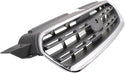 2005-2007 Subaru Outback Grille, Chrome Shell/Black.