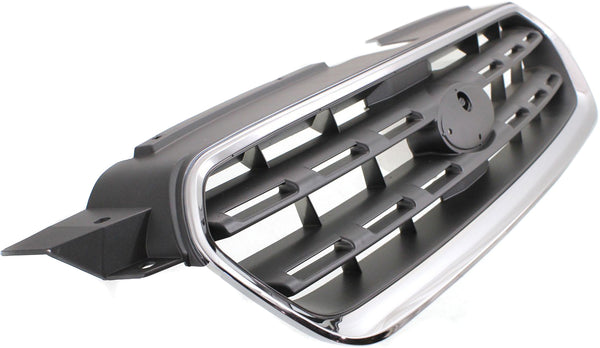 2005-2007 Subaru Outback Grille, Chrome Shell/Black.