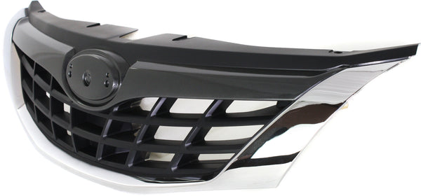 2008 Subaru Impreza Grille, Silver Shell/Black Insert.