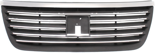 2005-2007 Saturn Ion Grille, Chrome Shell/Dark Gray Insert, Sedan.