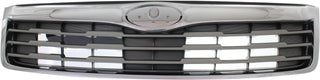 2011-2013 Subaru Forester Grille, Chrome Shell/Silver.