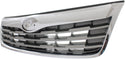 2011-2013 Subaru Forester Grille, Chrome Shell/Silver.