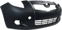2007-2008 Toyota Yaris Front Bumper Cover, Primed, w/ Fog Lamp Holes, Hatchback (CAPA).