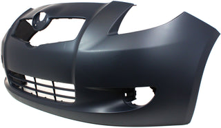 2007-2008 Toyota Yaris Front Bumper Cover, Primed, w/Fog Lamp Hole, Hatchback.
