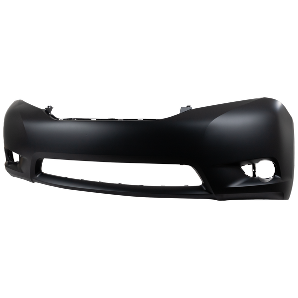 2011-2015 Toyota Sienna Front Bumper Cover, Primed, w/Out Parking Sensor.