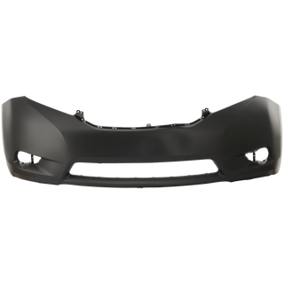 2011-2015 Toyota Sienna Front Bumper Cover, Primed, w/o Parking Sensor.
