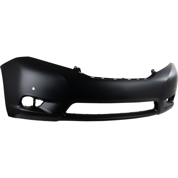 2011-2015 Toyota Sienna Front Bumper Cover, Primed, w/ Sensor Hole.