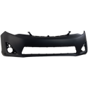 2012-2014 Toyota Camry Front Bumper Cover, Primed, L/LE/XLE/Hybrids - CAPA.