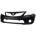 2011-2013 Toyota Corolla Front Bumper Cover, Primed, w/ Spoiler Hole.