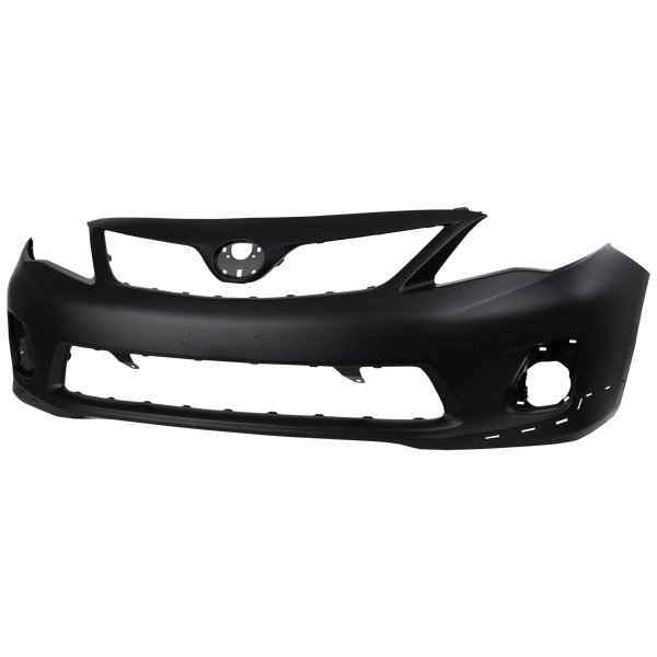 2011-2013 Toyota Corolla Front Bumper Cover, Primed, w/ Spoiler Hole.