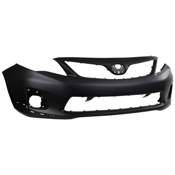 2011-2013 Toyota Corolla Front Bumper Cover, Primed, w/ Spoiler Hole.