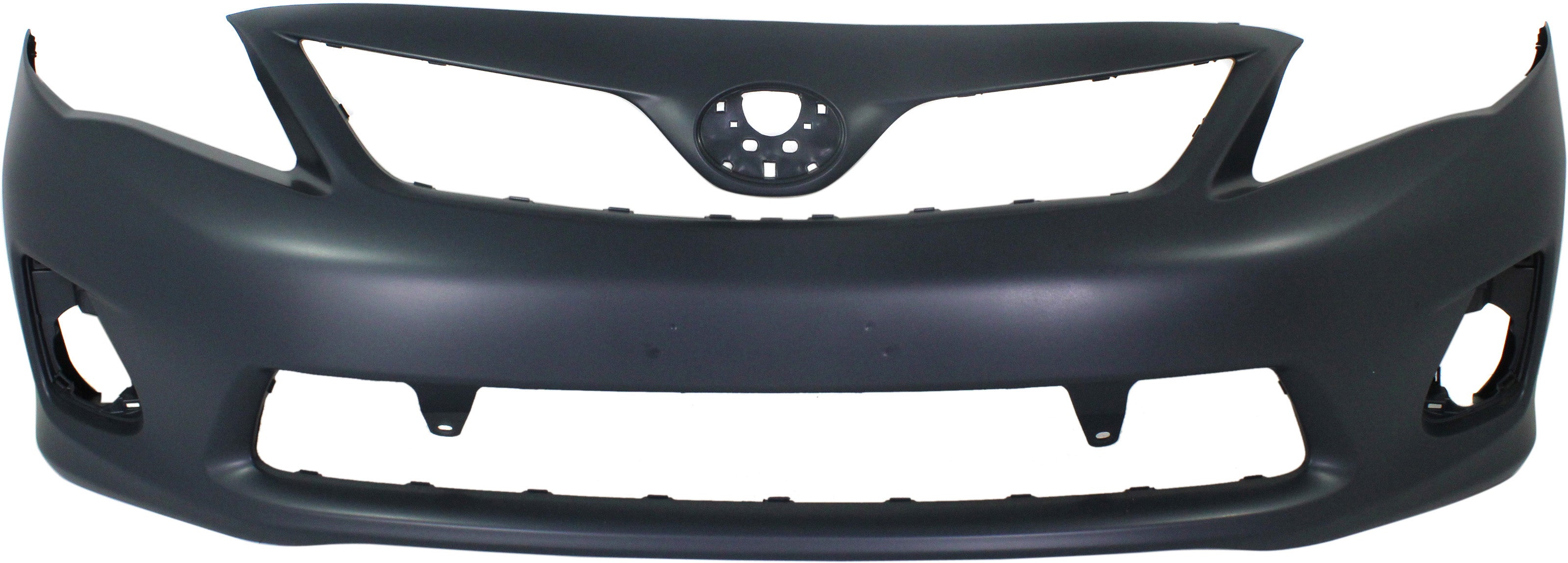 2011-2013 Toyota Corolla Front Bumper Cover, Primed, w/o Spoiler Hole ...