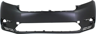 2011-2013 Toyota Highlander Front Bumper Cover, Primed (partial) - Capa.