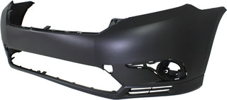 2011-2013 Toyota Highlander Front Bumper Cover, Primed (partial) - Capa.