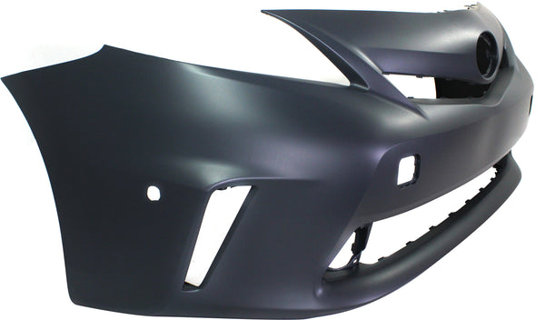2012-2014 Toyota Prius v Front Bumper Cover, Primed, LED Headlamps.
