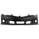 2012-2014 Toyota Camry Front Bumper Cover, Primed, w/Out Turbo, SE-CAPA.