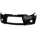 2014-2016 Toyota Corolla Front Bumper Cover, Primed, Except S Model.