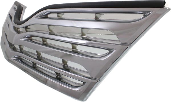 2009-2012 Toyota Venza Grille, Satin Nickel, Chrome.
