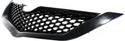2009-2012 Toyota Yaris Grille, Upper, Black, Sedan.