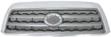 2008-2015 Toyota Sequoia Grille, Chrome Shell/Silver.