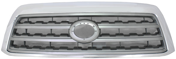 2008-2015 Toyota Sequoia Grille, Chrome Shell/Silver.