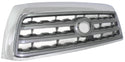 2008-2015 Toyota Sequoia Grille, Chrome Shell/Silver.