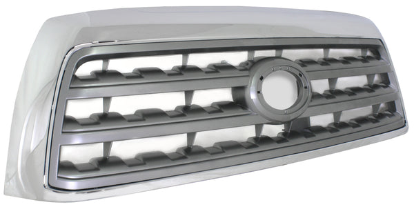 2008-2015 Toyota Sequoia Grille, Chrome Shell/Silver.