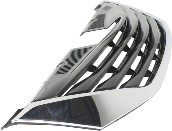 2011-2014 Toyota Sienna Grille, Painted-Black.