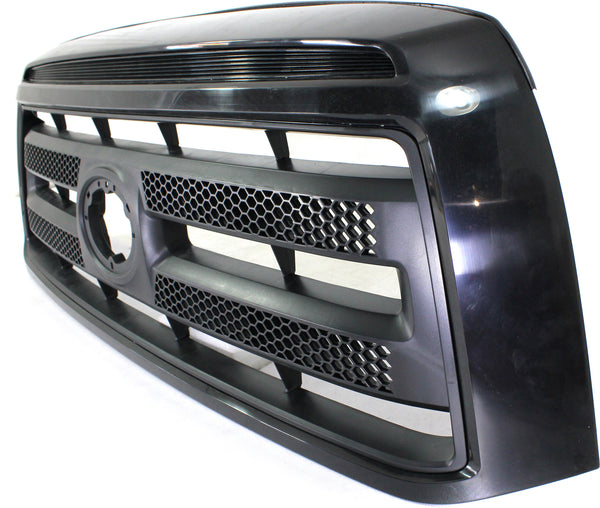 2010-2013 Toyota Tundra Pickup Grille, Painted-Black.