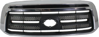 2010-2013 Toyota Tundra Pickup Grille, Chrome Shell/Black Insert.