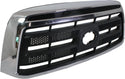 2010-2013 Toyota Tundra Pickup Grille, Chrome Shell/Black Insert.