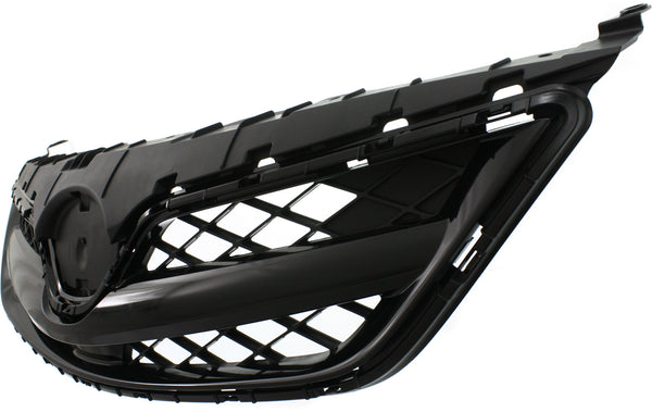2011-2013 Toyota Corolla Grille, Painted-Black.
