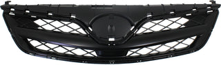 2011-2013 Toyota Corolla Grille, Painted-Black.