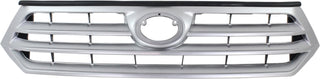 2011-2013 Toyota Highlander Grille, Painted-Silver.